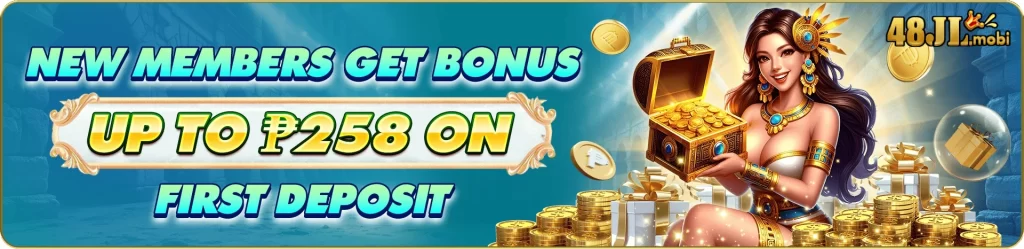 48JL register page showing new members bonus offer for easy sign up and exclusive rewards on the platform