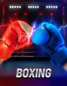 48JL boxing ring with intense fight scene and powerful sports competition atmosphere
